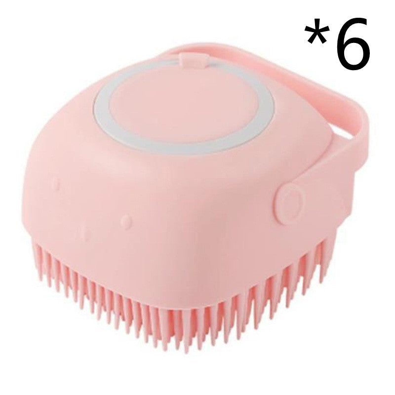 Silicone Dog Bath Massage Glove Brush for Cats and Dogs