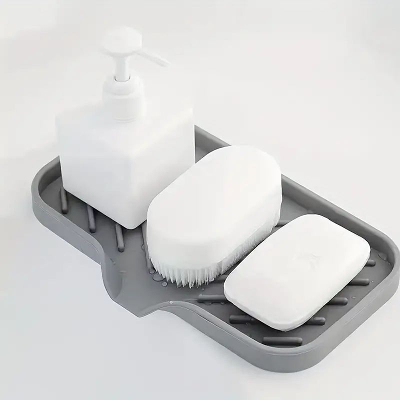 Non-Slip Kitchen Water Draining Pad for Soap and Sponge