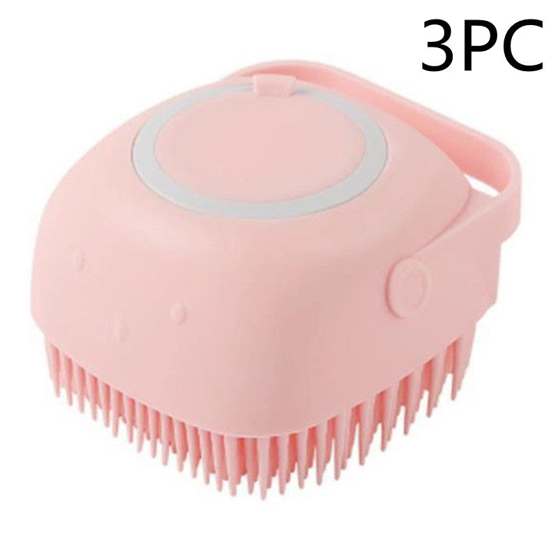 Silicone Dog Bath Massage Glove Brush for Cats and Dogs