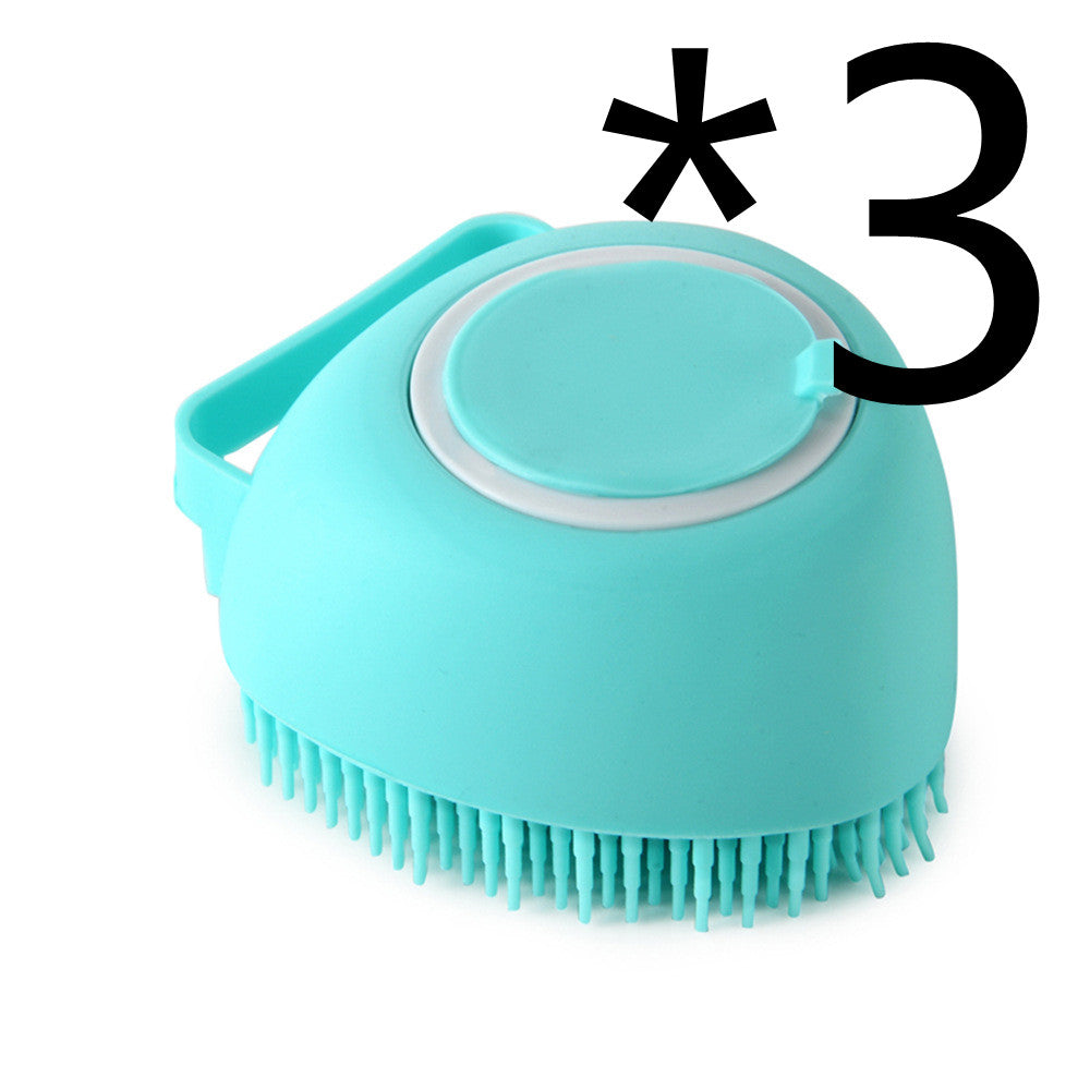 Silicone Dog Bath Massage Glove Brush for Cats and Dogs