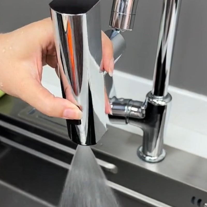 Universal Rotating Splash-Proof Kitchen Faucet Nozzle Extension