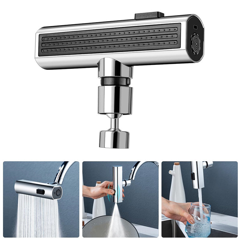 Universal Rotating Splash-Proof Kitchen Faucet Nozzle Extension