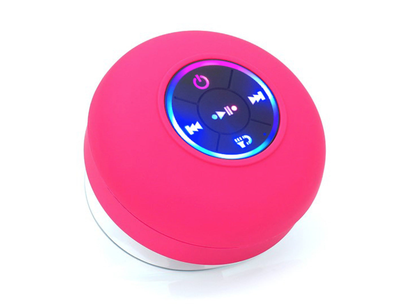 BTS07 Waterproof Bluetooth Speaker with Large Suction Cup and LED Light