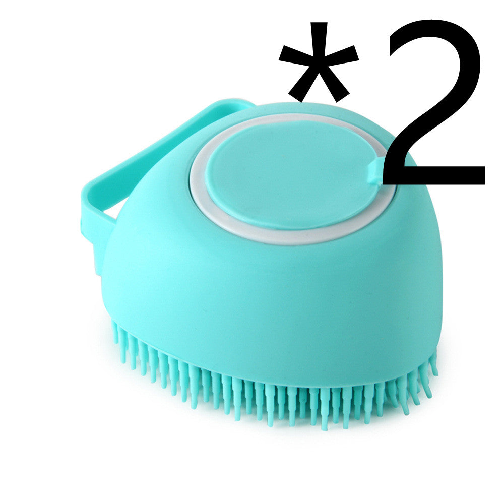 Silicone Dog Bath Massage Glove Brush for Cats and Dogs