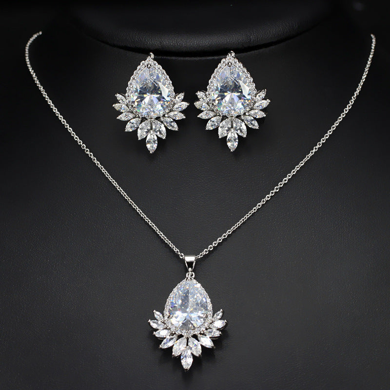 AAA Bridal Jewelry Set for Banquets and Dinner Parties