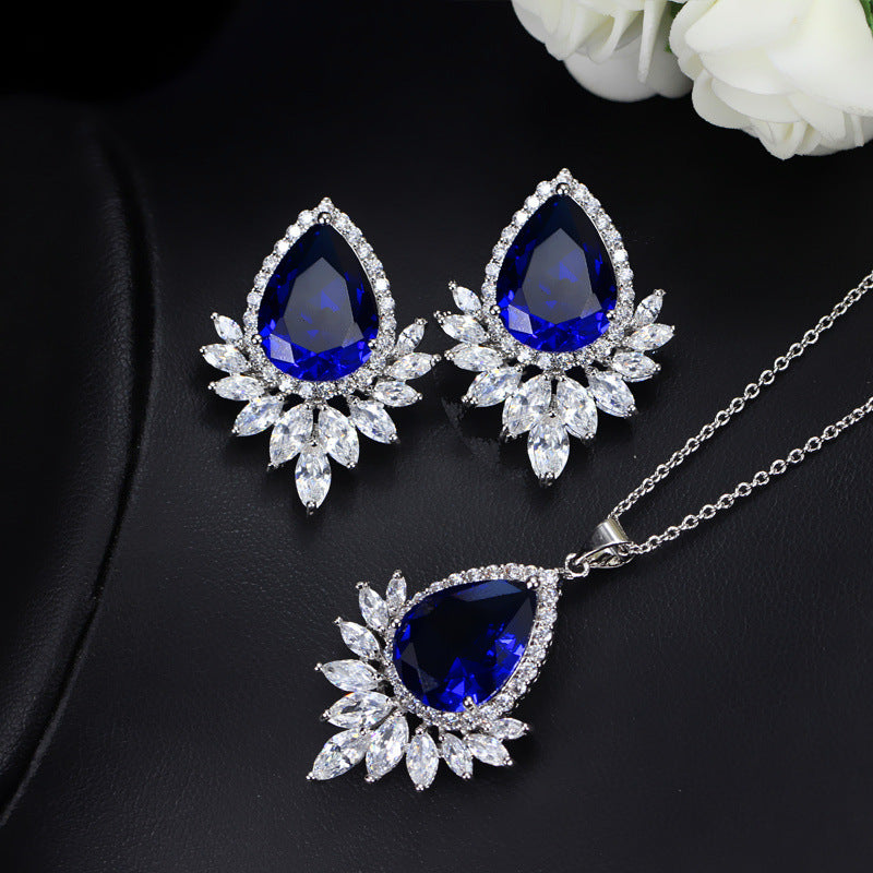 AAA Bridal Jewelry Set for Banquets and Dinner Parties