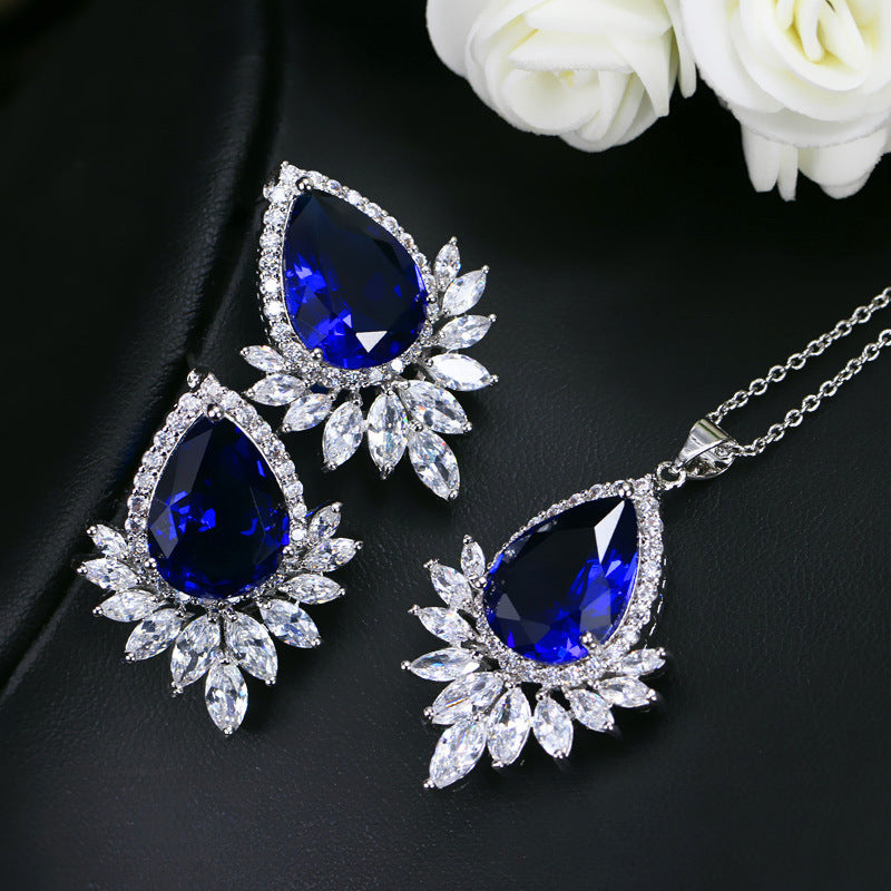 AAA Bridal Jewelry Set for Banquets and Dinner Parties