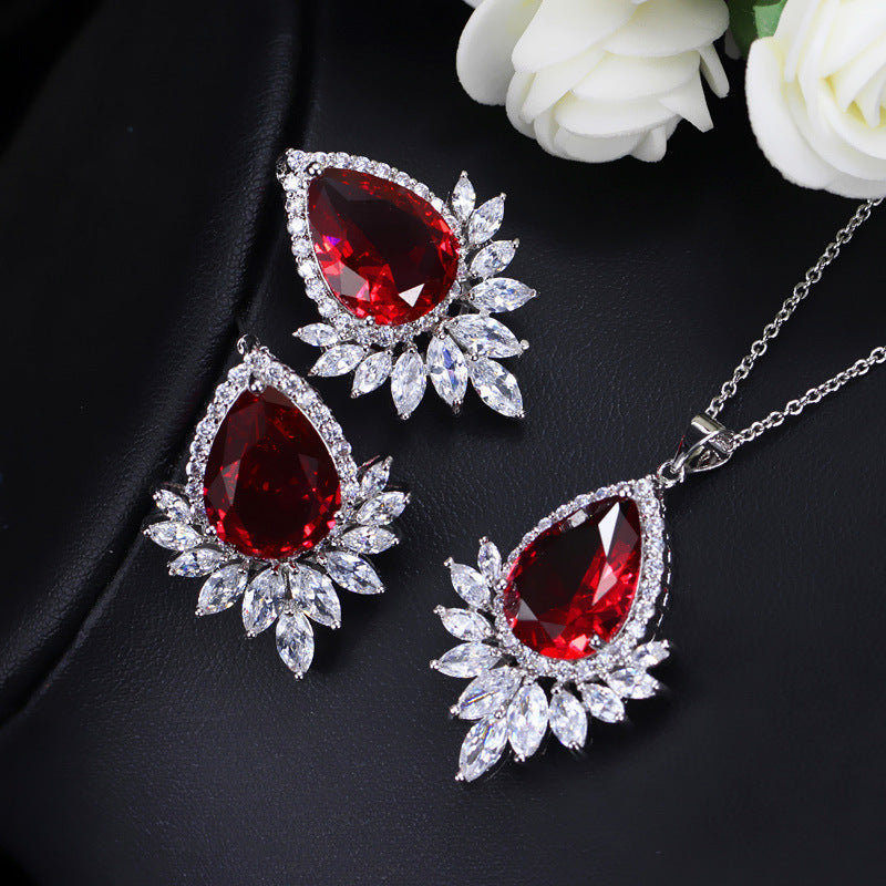 AAA Bridal Jewelry Set for Banquets and Dinner Parties