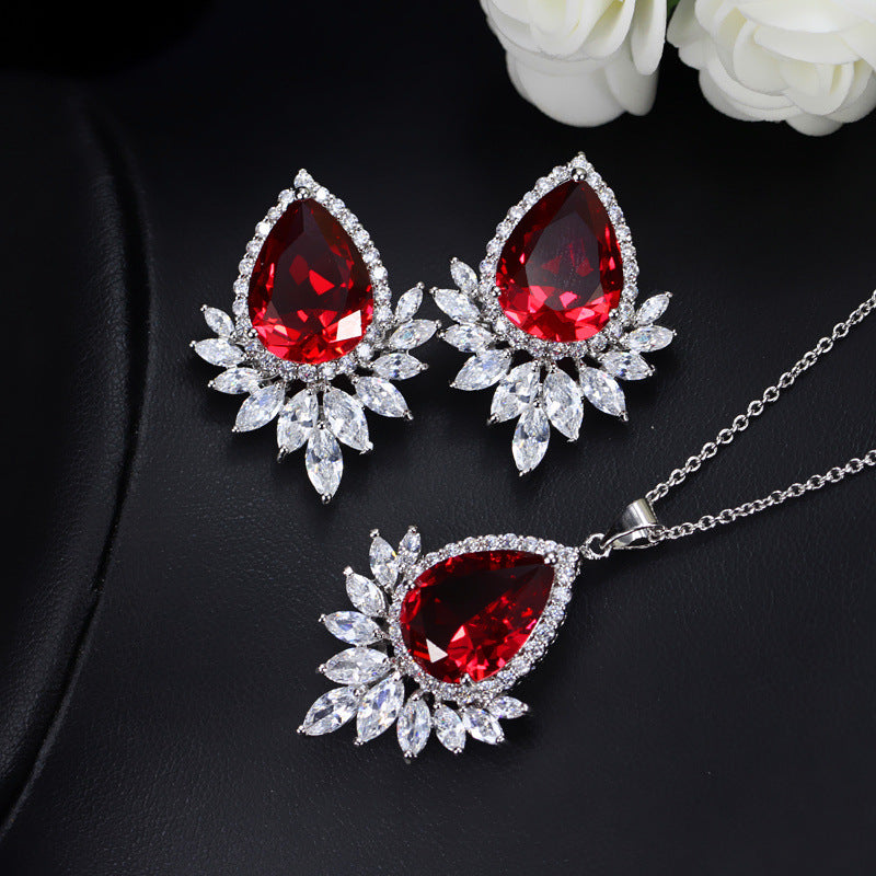 AAA Bridal Jewelry Set for Banquets and Dinner Parties