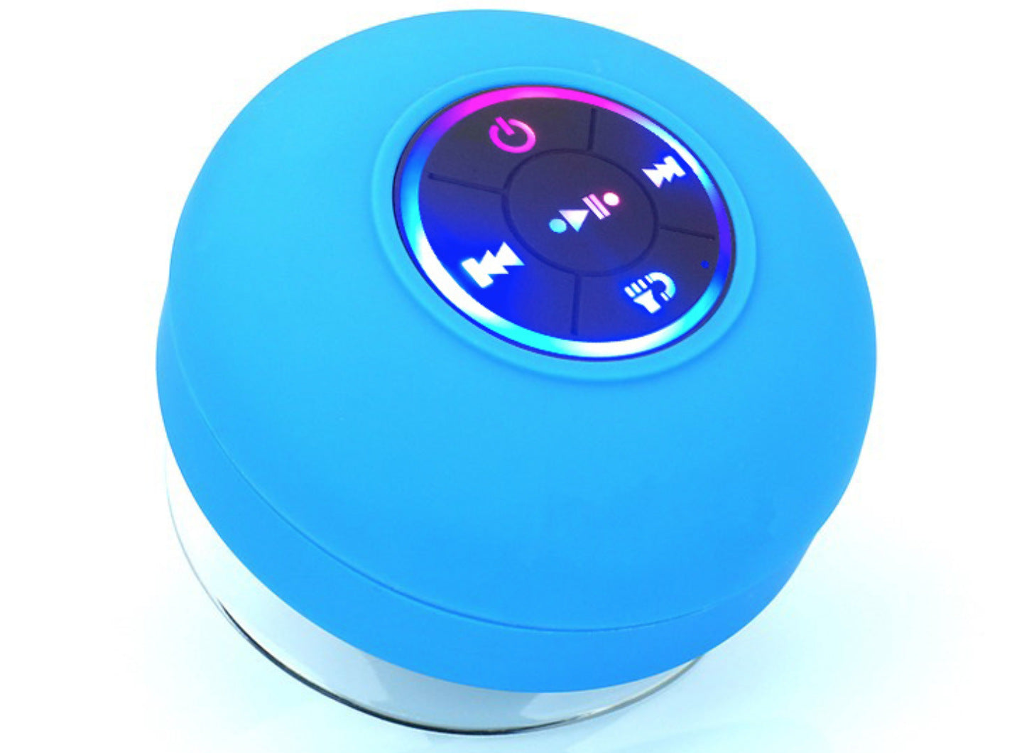 BTS07 Waterproof Bluetooth Speaker with Large Suction Cup and LED Light