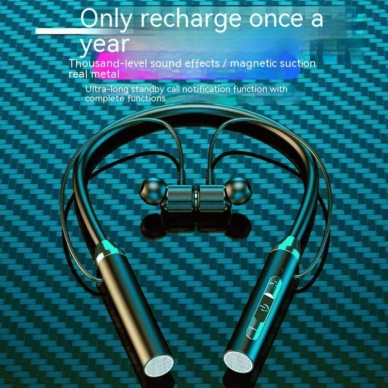 Wireless Neckband Bluetooth Headset with Long Battery Life