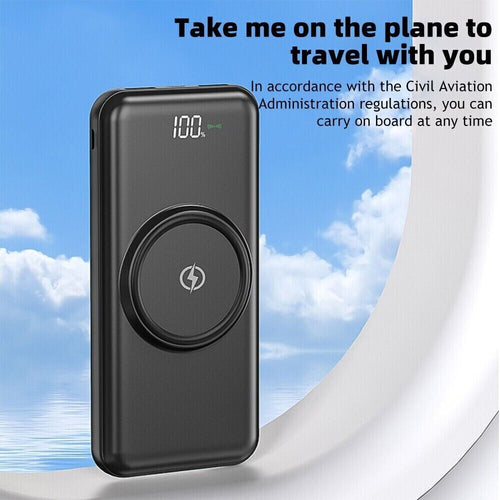 20000mAh Power Bank Fast Charger Portable Battery Pack with 5 USB Ports for Mobile Phone