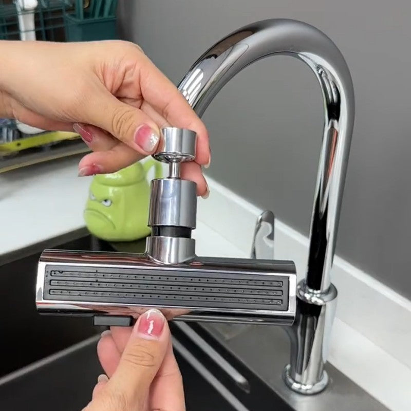 Universal Rotating Splash-Proof Kitchen Faucet Nozzle Extension
