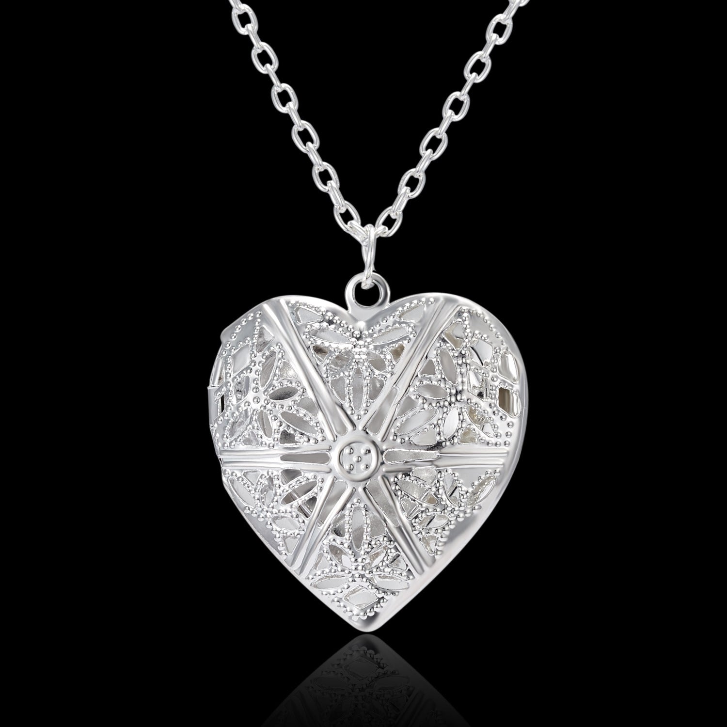 Personalized Heart-Shaped Photo Frame Pendant Necklace for Women