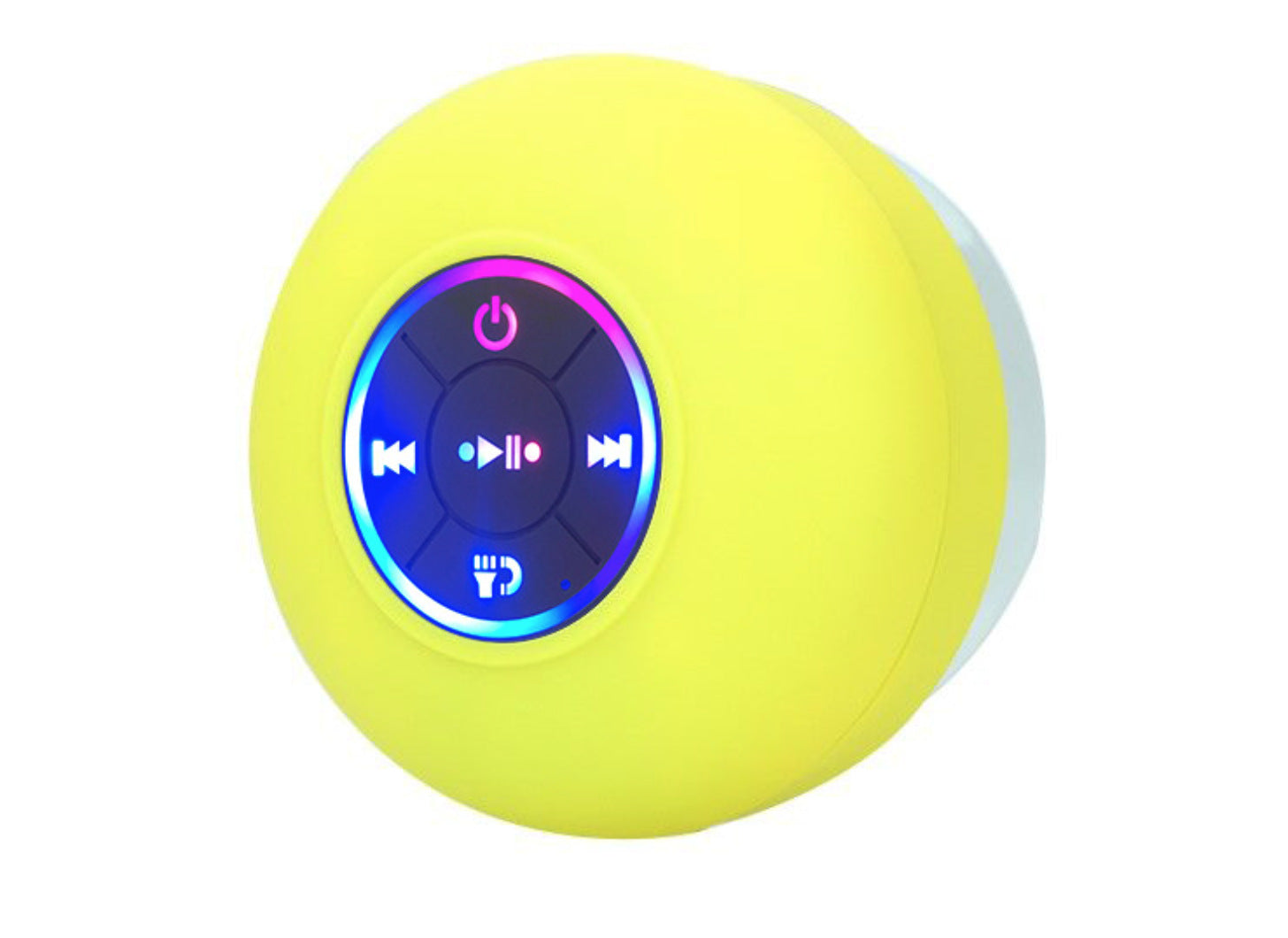 BTS07 Waterproof Bluetooth Speaker with Large Suction Cup and LED Light