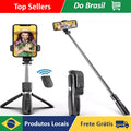 3-in-1 Bluetooth Selfie Stick with Mini Tripod and 360° Rotation
