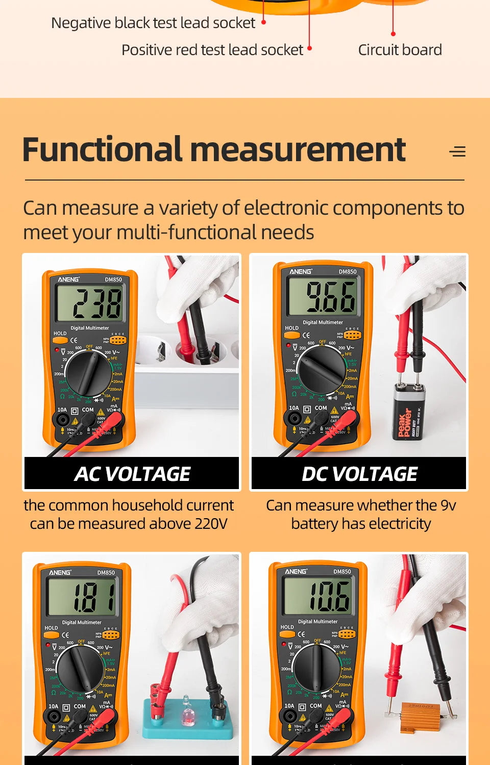 ANENG DM850 Digital Multimeter