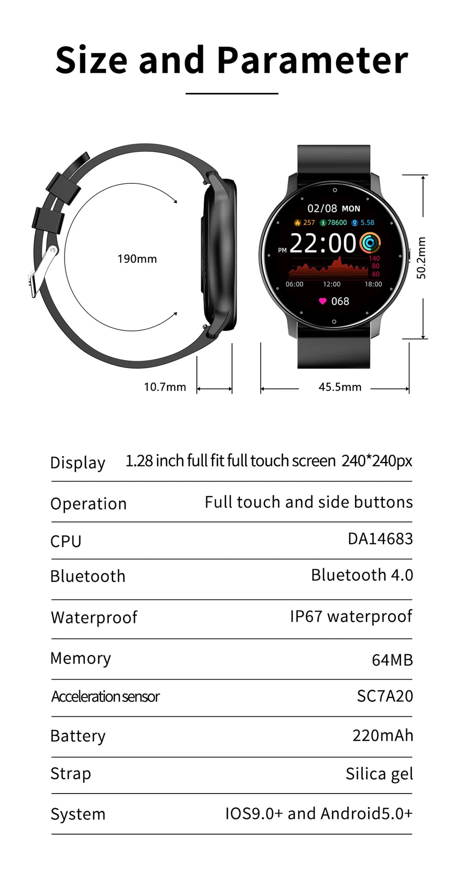 LIGE 2025 Men’s Smart Watch
