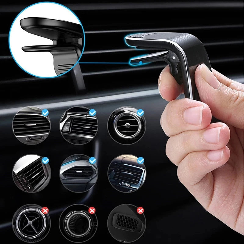 360° Magnetic Car Phone Holder Air Vent Mount