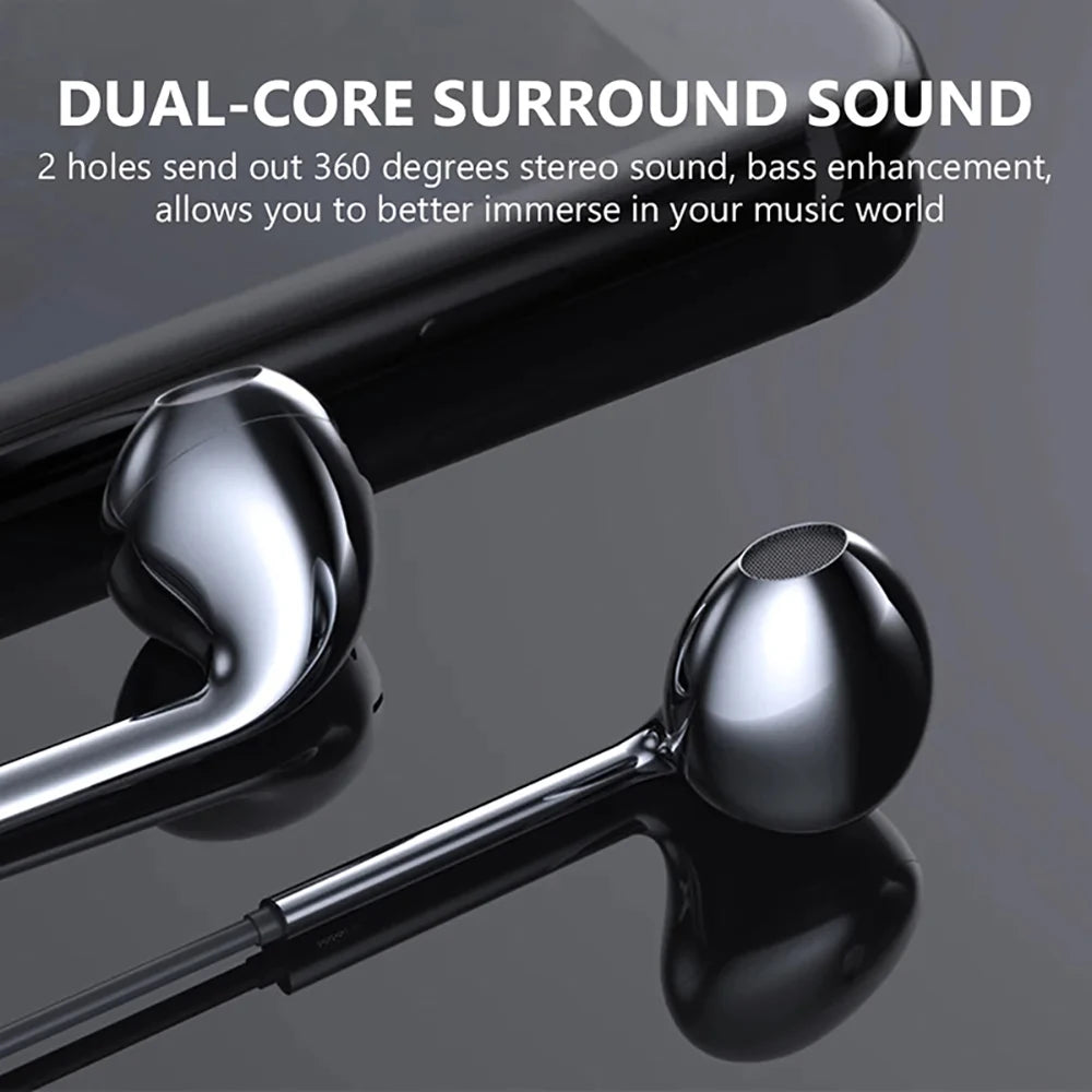 Type-C Wired Earphones with Microphone