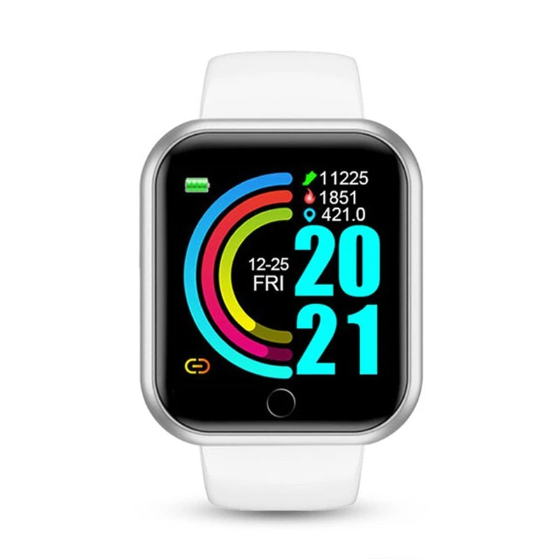 Smart Watch Music Control Calorie Distance Fitness Tracker Message Remind Men Smartwatch Women Watches Bracelet Clock Alarm Y68
