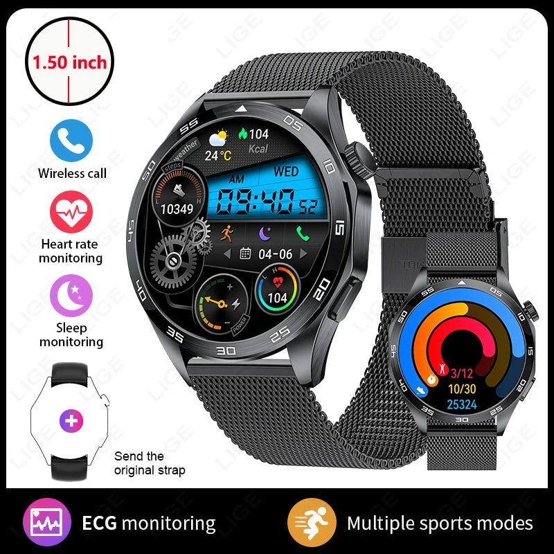 2026 ECG Bluetooth Call Smart Watch