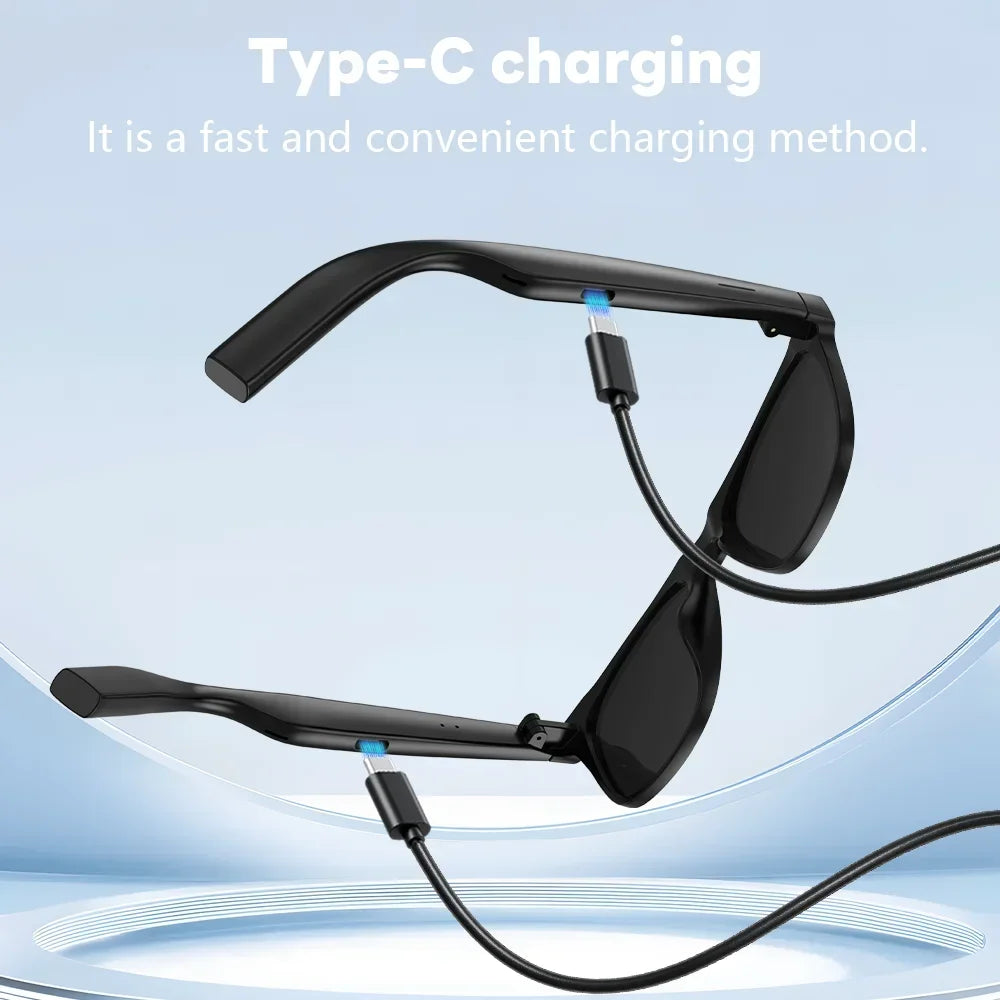 Lenovo AI Smart Glasses with 8K Touch Control, Photo Camera, Recording, Translator, Voice Assistant and Bluetooth