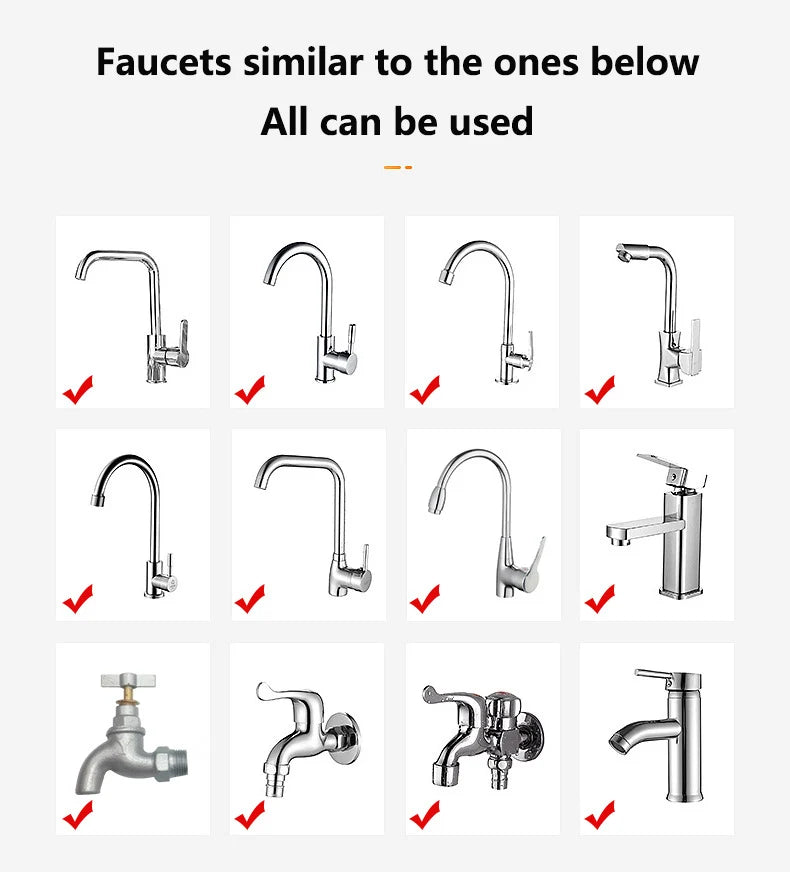360° Rotating Anti-Splash Kitchen Faucet Sprayer Head