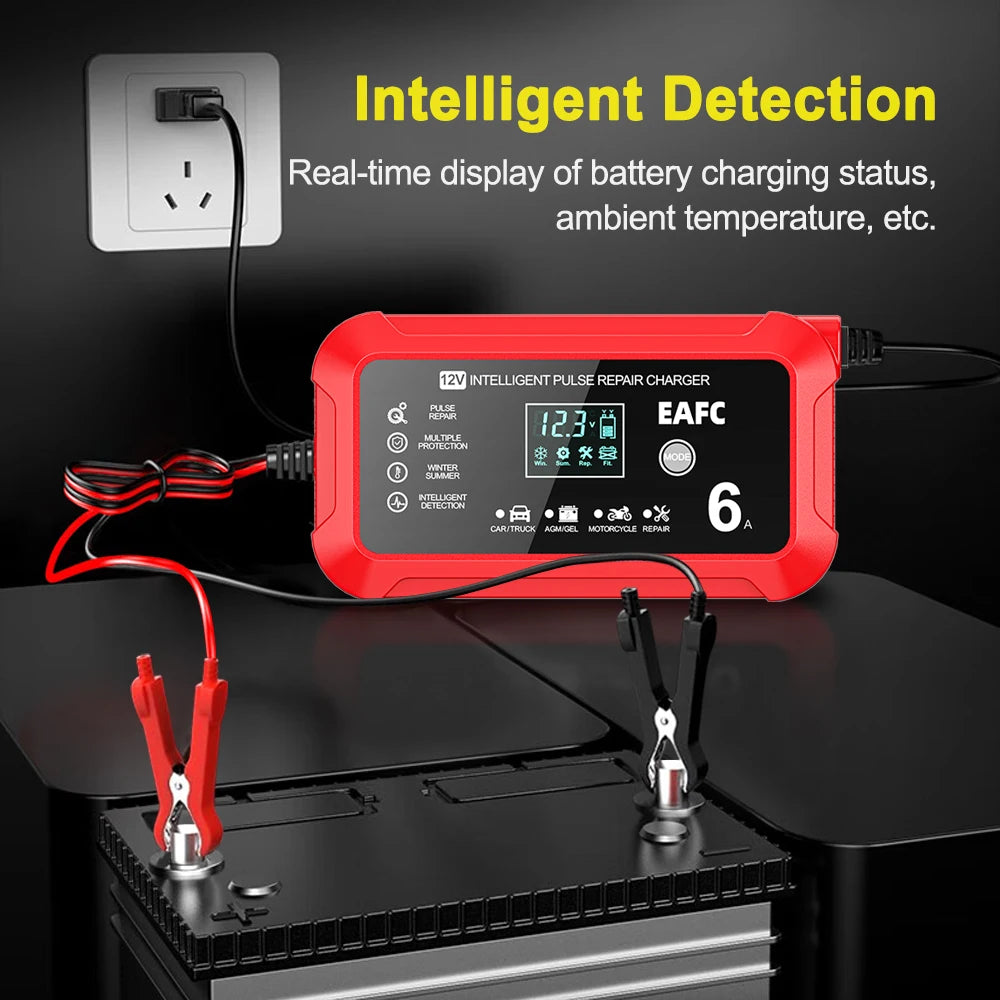 12V Smart Car Battery Charger