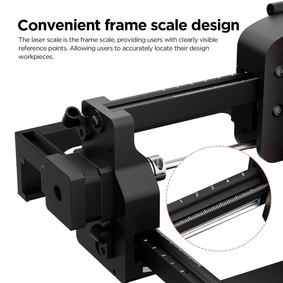 ACMER S1 2.5W/3.5W Mini Portable Laser Engraver DIY Laser Cutting and Engraving Machine for Wood, Acrylic, Glass and Leather