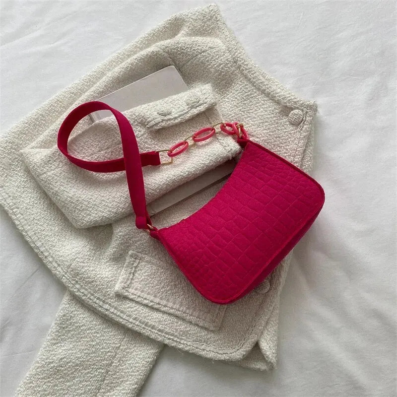Retro Small Square Shoulder Bag