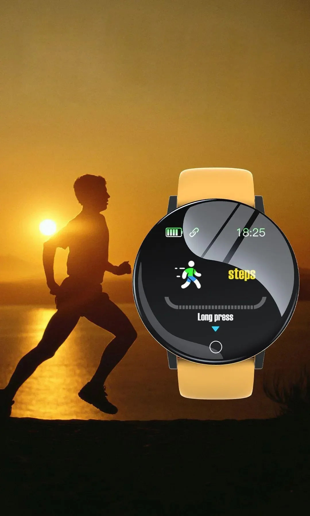 Round Digital Smart Sport Watch