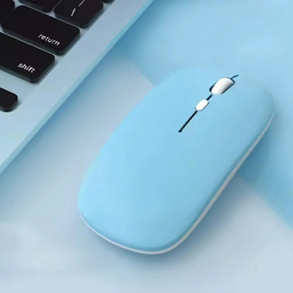Silent Bluetooth Wireless Macaron Mouse for Laptop, iPad and Samsung Tablet