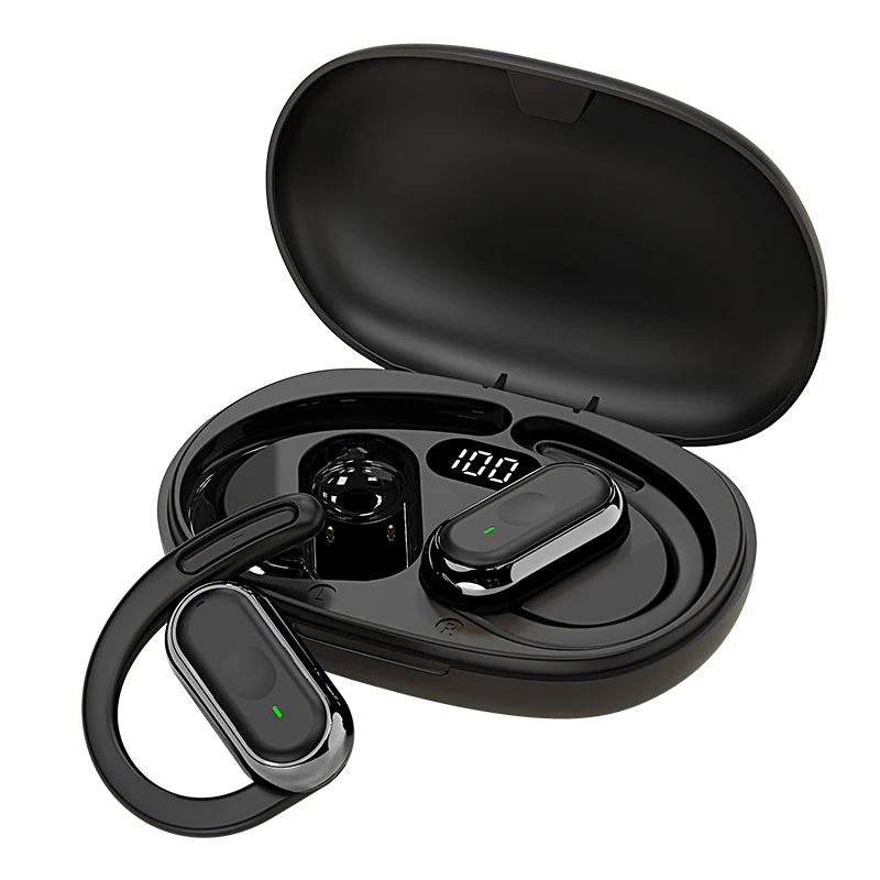 Bluetooth 5.4 IPX7 Waterproof Sports Earphones with ENC Mic
