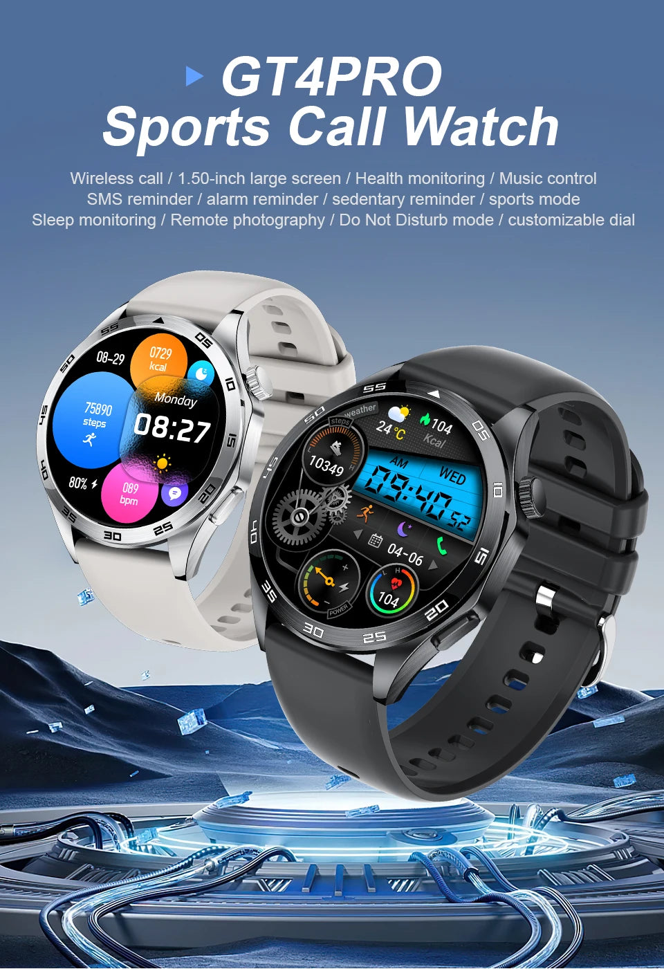 2026 ECG Bluetooth Call Smart Watch