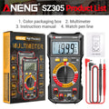 ANENG SZ305 Digital Multimeter Professional AC/DC Voltage Ammeter with Capacitor, hFE Triode and NCV Tester