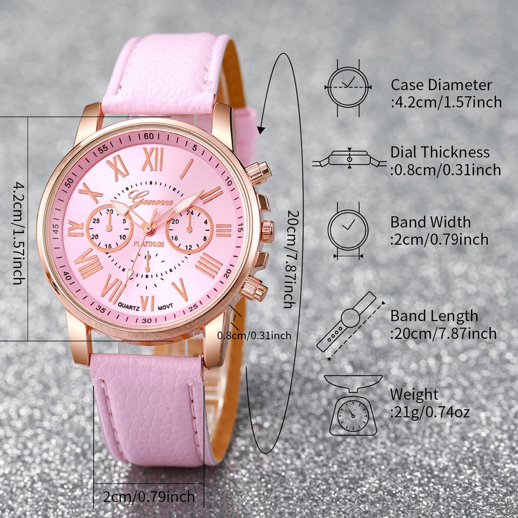 Women’s Quartz Watch Jewelry Set