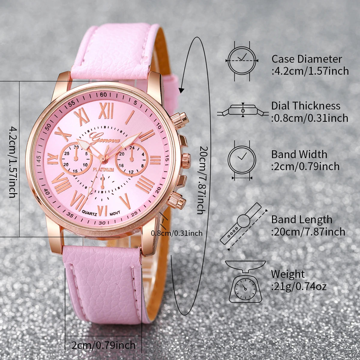Women’s Quartz Watch Jewelry Set