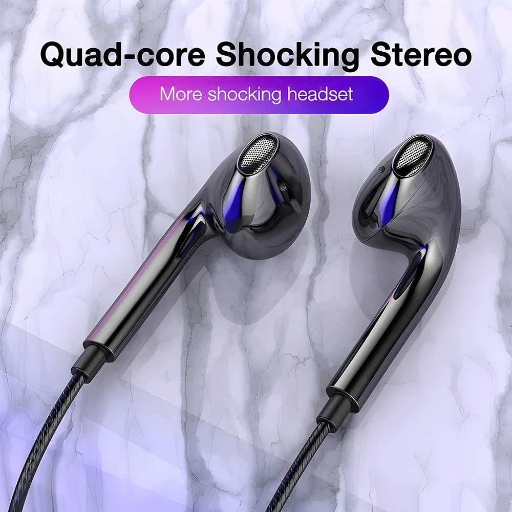 Type-C Wired Earphones with Microphone