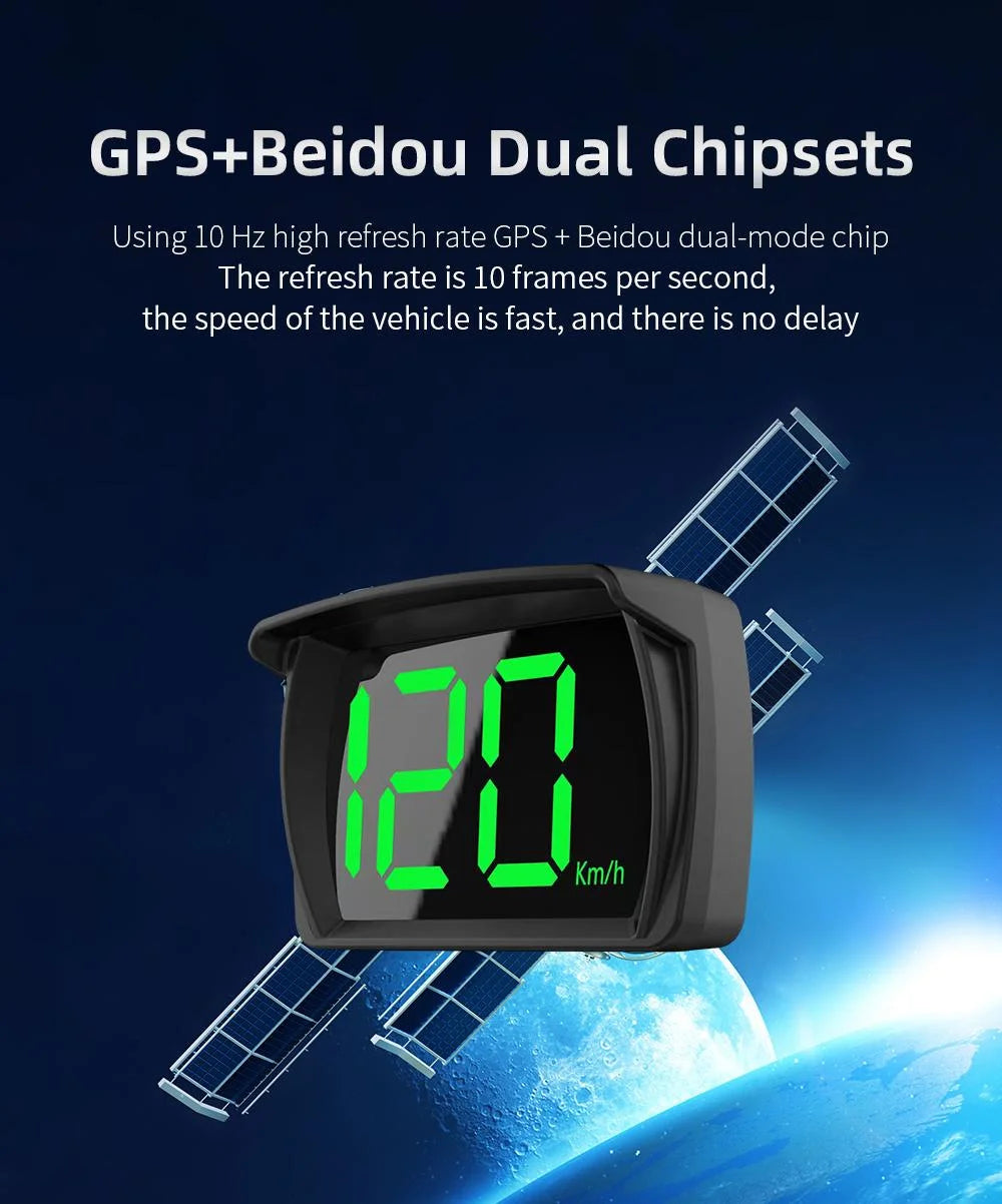 Y03 Universal Car HUD Head Up Display Digital Speedometer