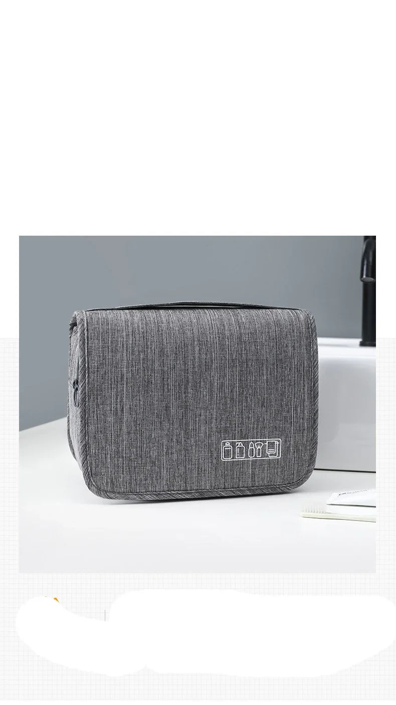 Oxford Fabric Waterproof Hanging Travel Toiletry Organizer Bag