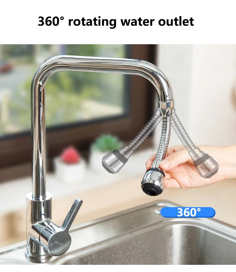 360° Rotating Anti-Splash Kitchen Faucet Sprayer Head