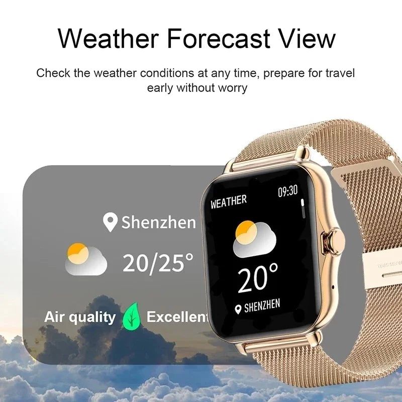 LAXASFIT Couple Smart Watches 2025 Bluetooth Calling Luxury Fashion Smartwatch Gift for Men and Women