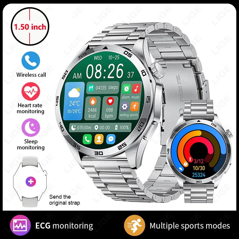 2026 ECG Bluetooth Call Smart Watch
