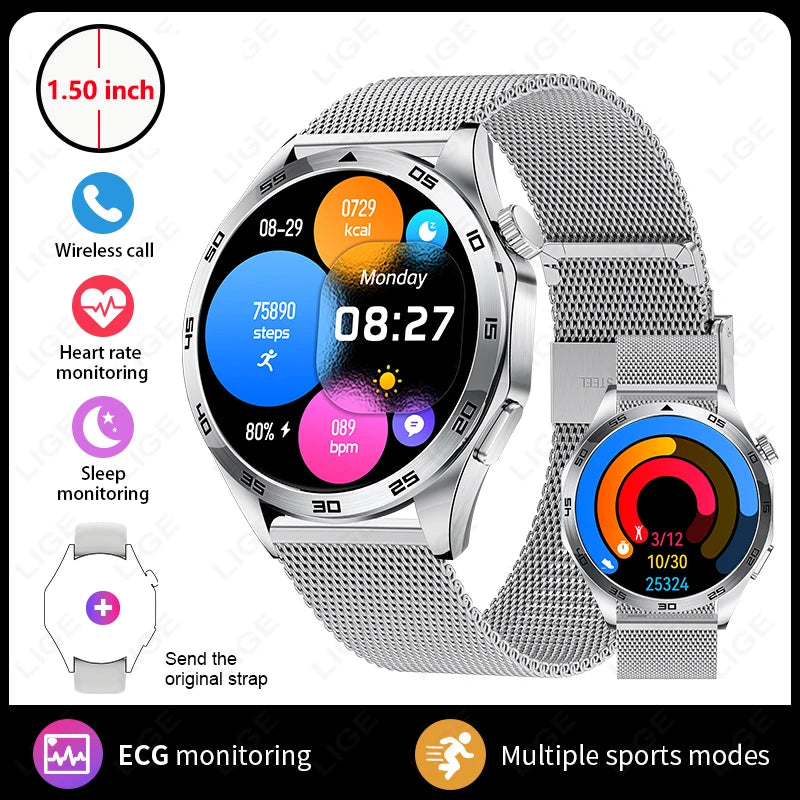 2026 ECG Bluetooth Call Smart Watch