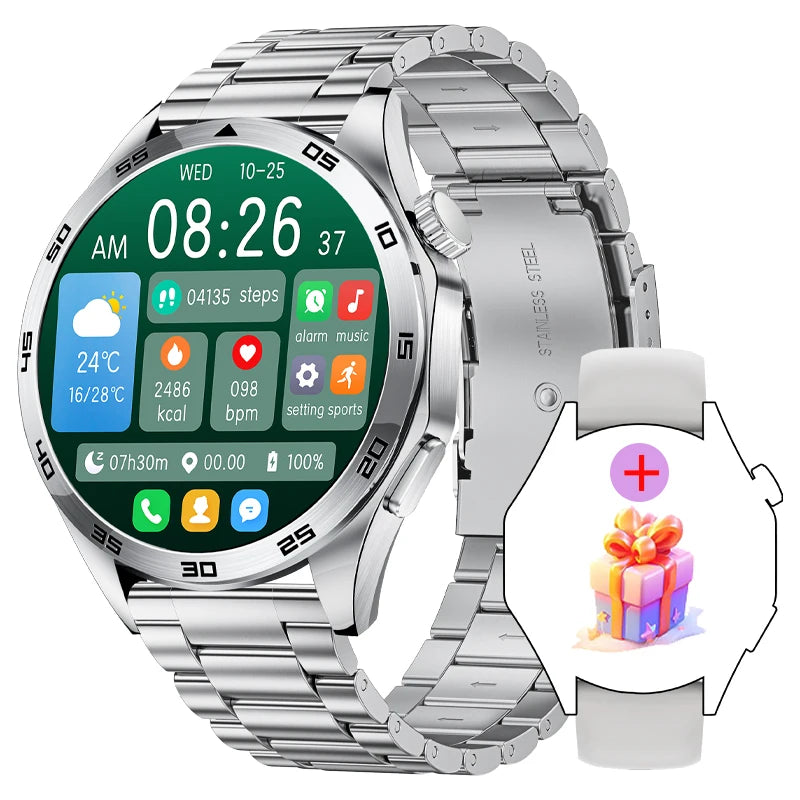 LIGE ECG Bluetooth Call Smart Watch