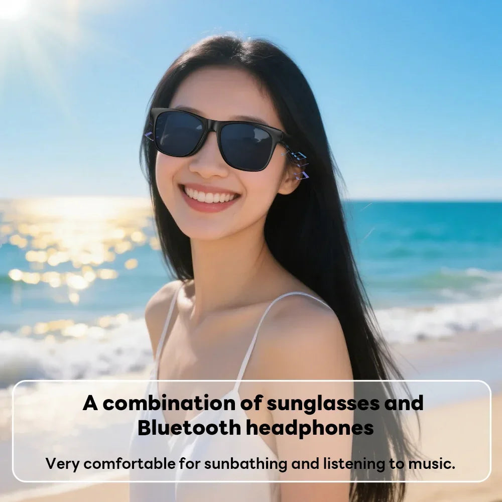 Lenovo AI Smart Glasses with 8K Touch Control, Photo Camera, Recording, Translator, Voice Assistant and Bluetooth