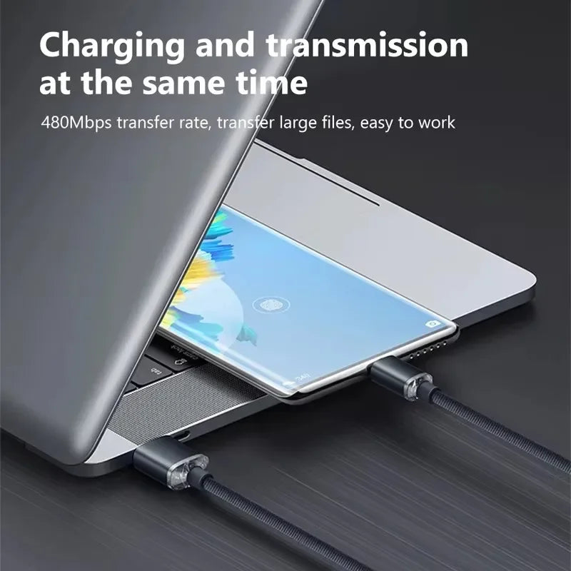 120W Super Fast Charging USB-A to USB-C Cable