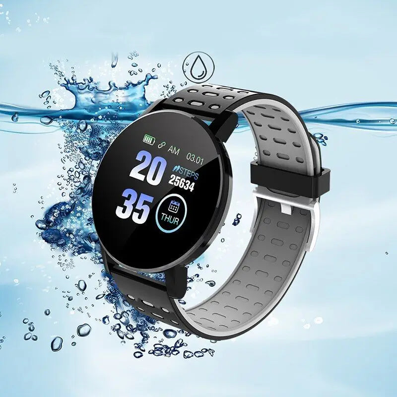 1.44 Inch Bluetooth 4.0 LED Waterproof Kids Smart Watch with Heart Rate Monitor and Fitness Tracker for Boys and Girls