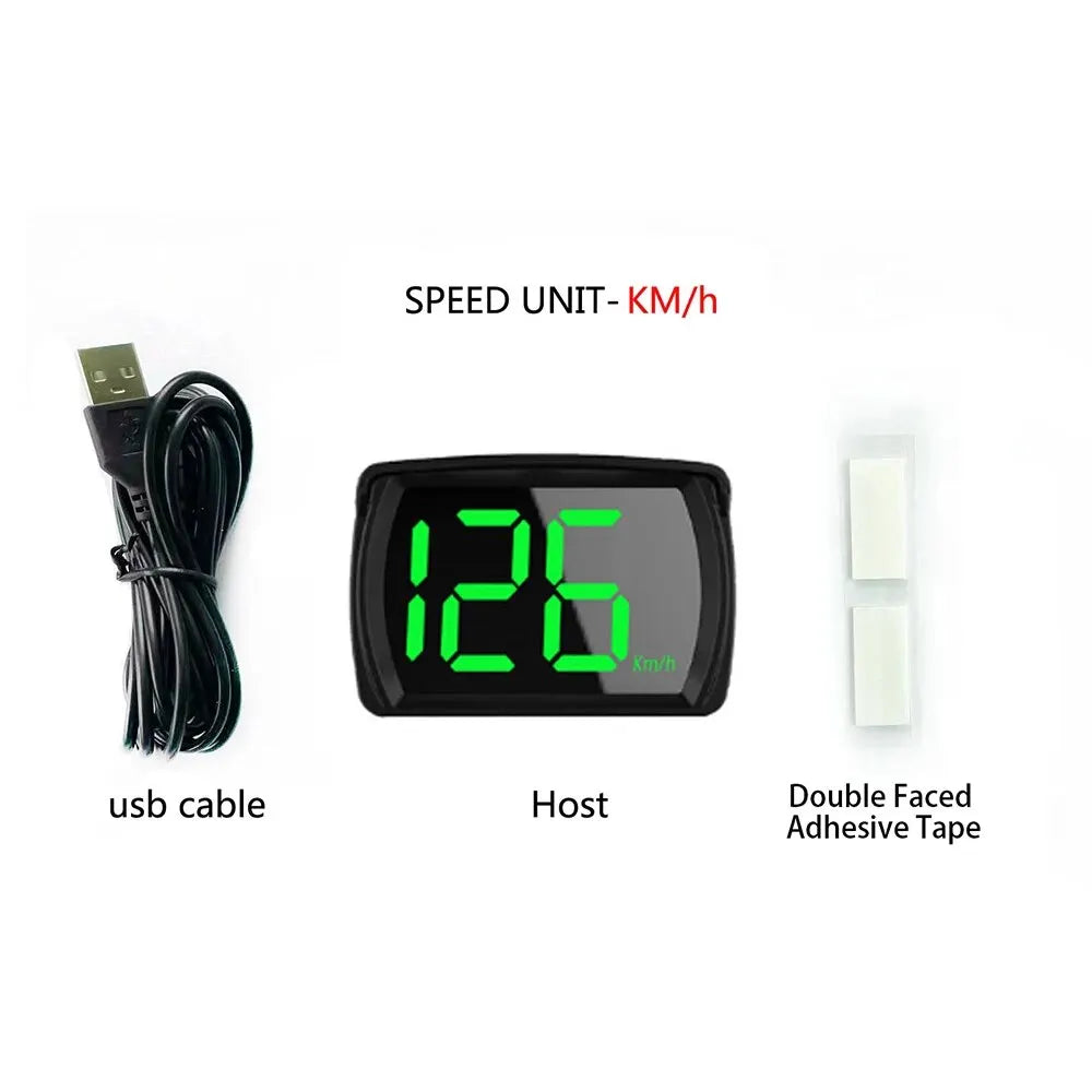 Y03 Universal Car HUD Head Up Display Digital Speedometer
